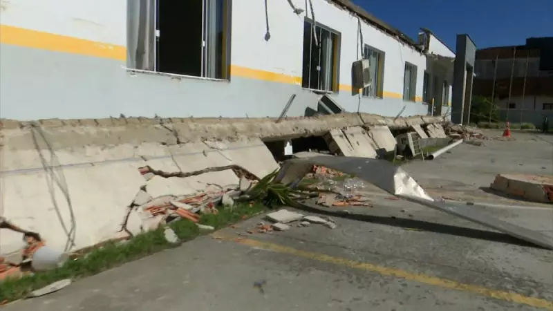 Vigilante segue internado após desabamento em escola de SC: estado de saúde preocupa