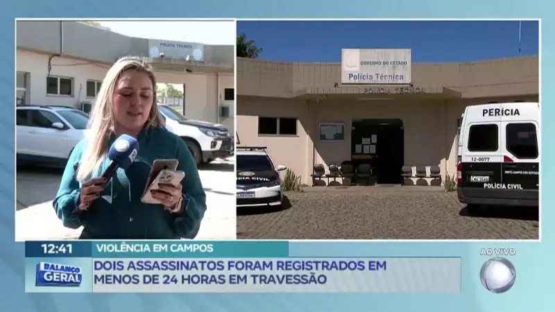 Violência em Campos: Dois assassinatos em menos de 24 horas no Distrito de Travessão