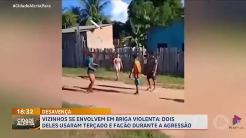Violência em Óbidos: Homens atacam vizinho com facão e terçado em briga