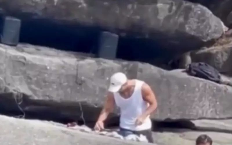 Visitante infringe regras e toca em área proibida do Paraíso da Chapada dos Veadeiros: entenda o caso