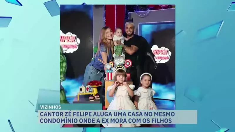 Zé Felipe aluga casa no condomínio da ex para ficar perto dos filhos: saiba os detalhes