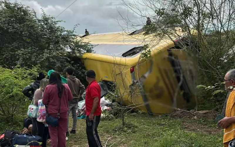 Acidente com ônibus em Sergipe: três vítimas continuam internadas