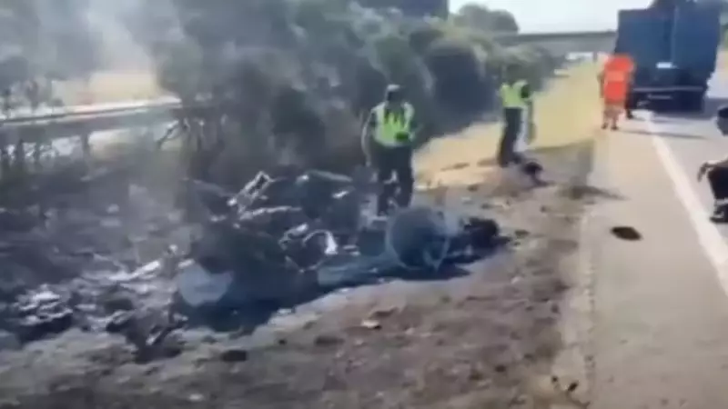 Acidente de carro de Diogo Jota: veja o estado do veículo após a colisão