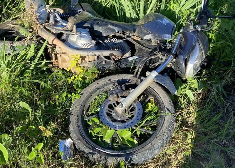 Acidente entre carro e moto deixa motociclista ferido no Alto Oeste Potiguar