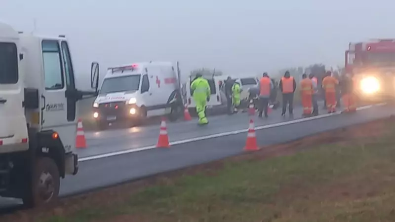 Acidente entre kombis deixa feridos em rodovia do interior de São Paulo