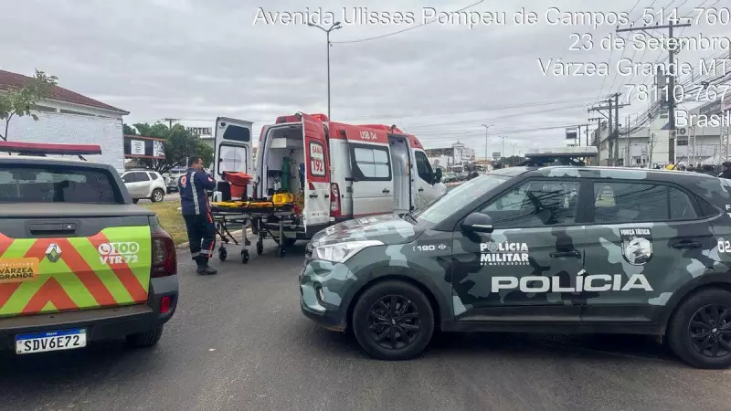 Acidente na Avenida Ulisses Pompeu: Agentes de trânsito agem rapidamente para evitar caos