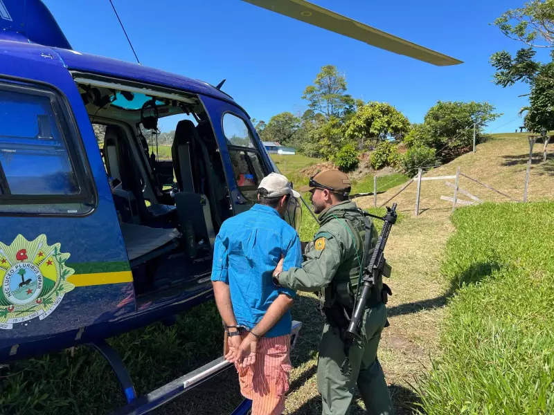 Acre: Agricultor preso por estuprar filhas e enteadas em caso chocante; vítimas resgatadas de helicóptero