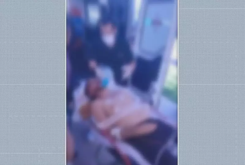 Adolescente agride guarda de trânsito a pauladas em posto de combustível na BR-101: vídeo choca