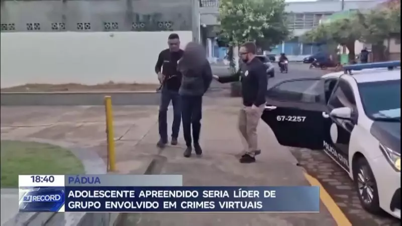 Adolescente é apreendido como líder de grupo criminoso virtual no interior do RJ