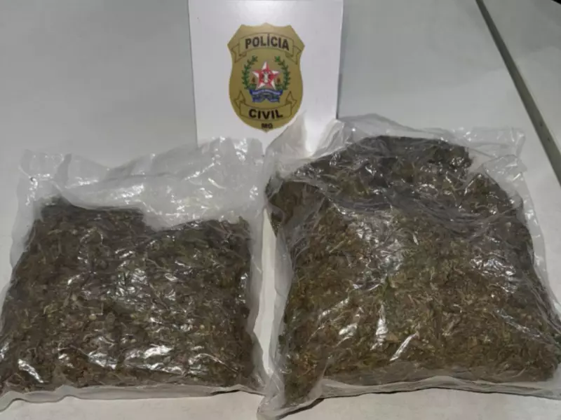 Adolescente é detido com pacote suspeito em Governador Valadares: drogas apreendidas
