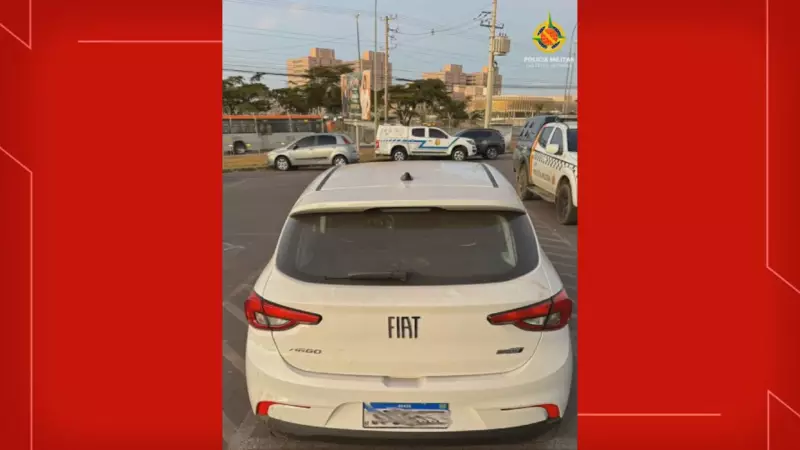 Adolescentes em fuga: tentativa de atropelamento com carro roubado choca Ceilândia