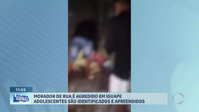 Adolescentes são detidos após espancamento cruel de morador de rua em Iguape — Veja os detalhes chocantes