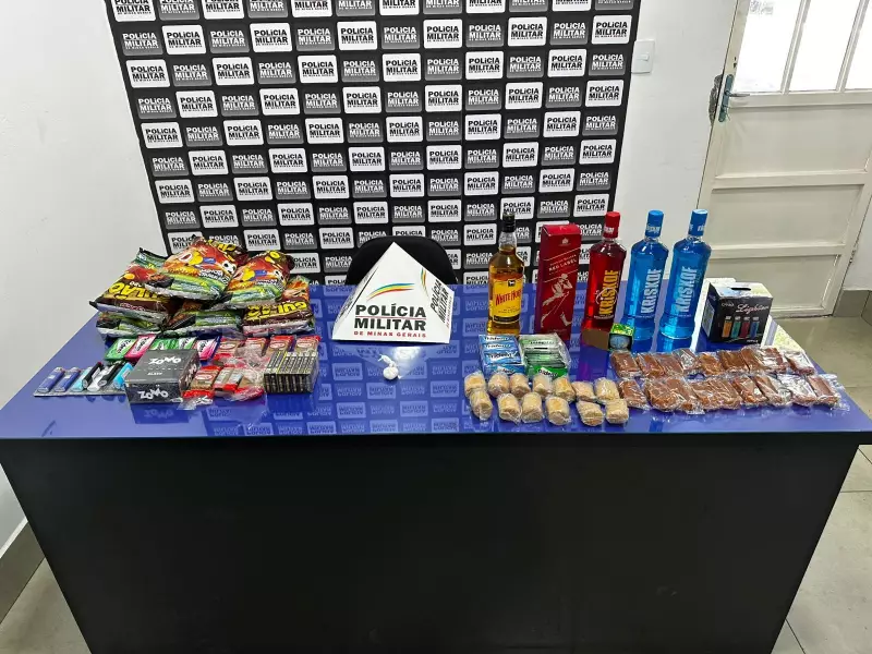 Adolescentes são detidos após roubo de 25 garrafas de uísque em distribuidora de Pirapora