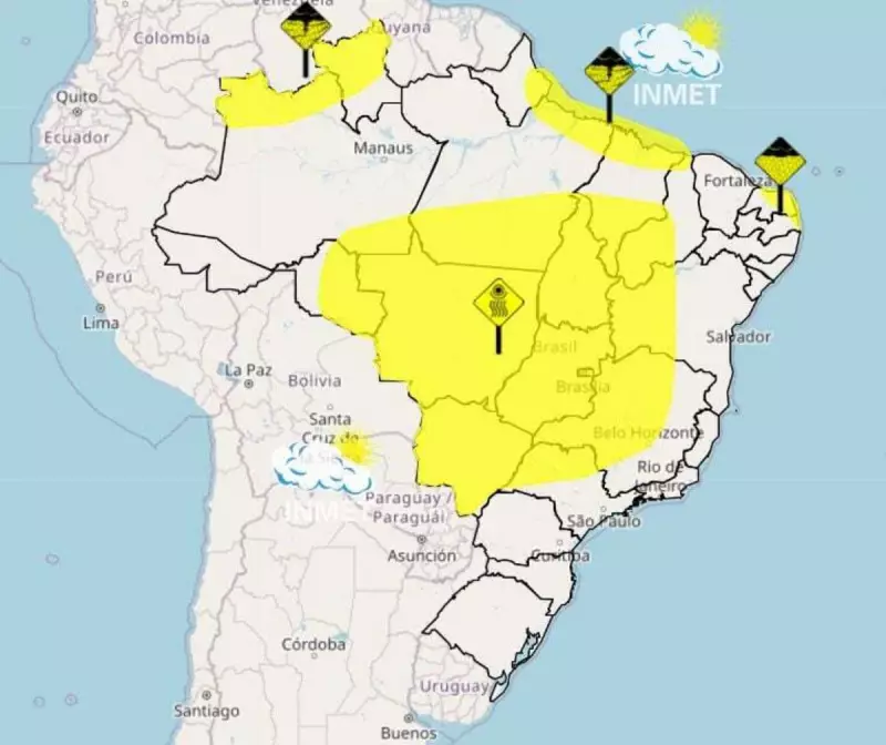 Alerta amarelo no Centro-Oeste: Baixa umidade do ar exige cuidados com a saúde