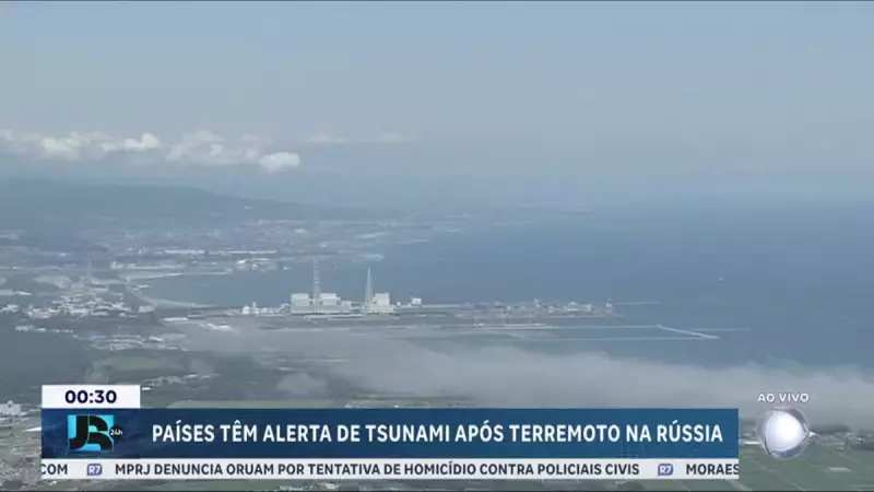 Alerta de tsunami no Japão após terremoto na Rússia: saiba os detalhes e riscos