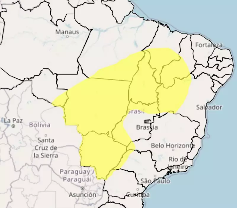 Alerta do Inmet: Baixa umidade e chuvas intensas ameaçam diversas regiões do Brasil