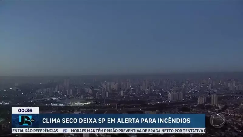 Alerta máximo em SP: clima seco eleva risco de incêndios florestais e preocupa autoridades