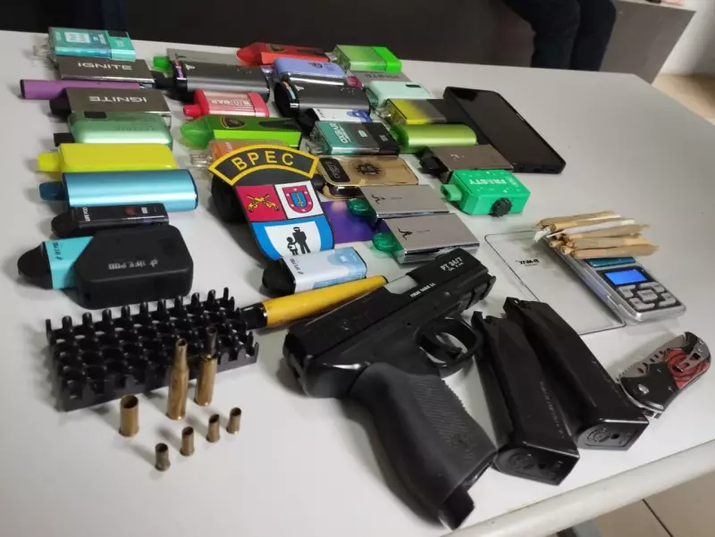 Aluno é flagrado com maconha e canivete em colégio estadual do Paraná: caso choca comunidade