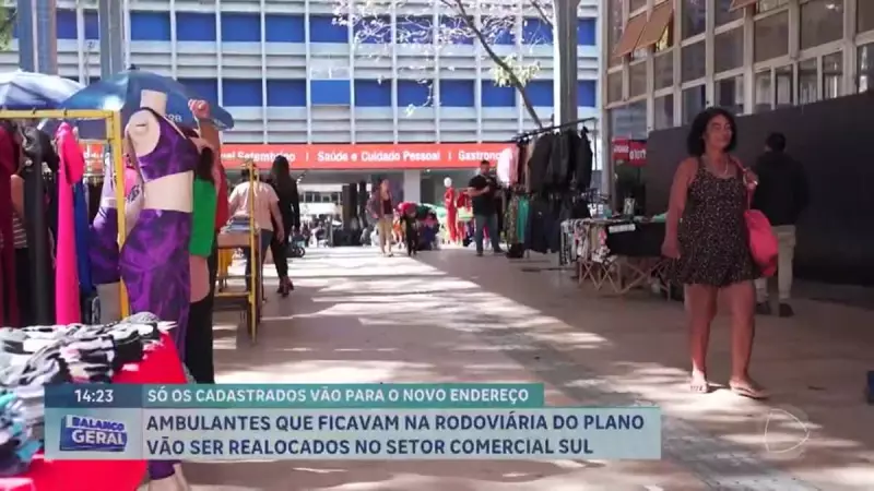 Ambulantes do DF enfrentam desafios com realocação para o Setor Comercial Sul