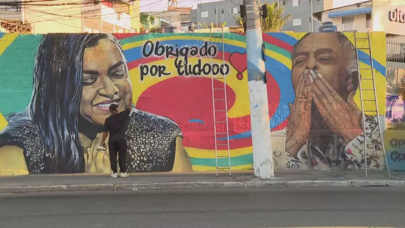 Arte que emociona: mural em SP homenageia Preta Gil com cores e história