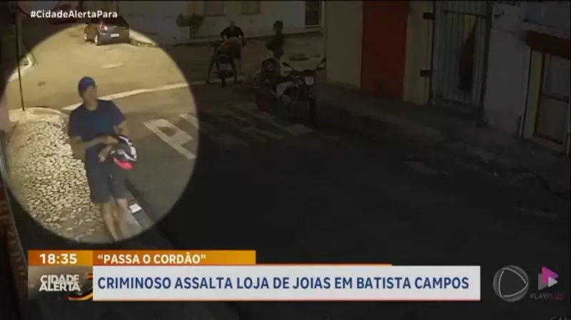 Assaltante invade joalheria e rouba cordão de ouro em plena luz do dia — veja detalhes
