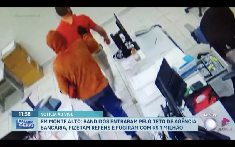 Assalto a banco no interior de SP: Criminosos levam R$ 1 milhão e deixam 17 reféns