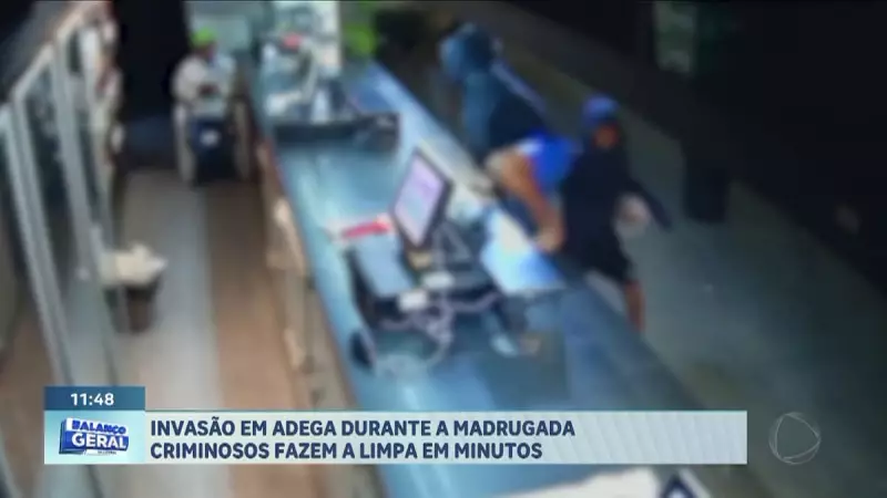 Assalto relâmpago: Criminosos esvaziam adega no Guarujá em questão de minutos