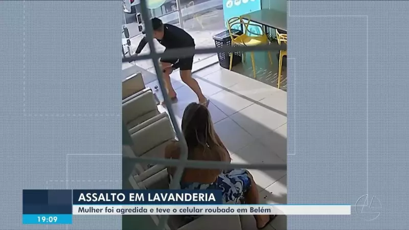 Assalto violento em Belém termina em confronto: suspeito morre após agredir mulher em lavanderia