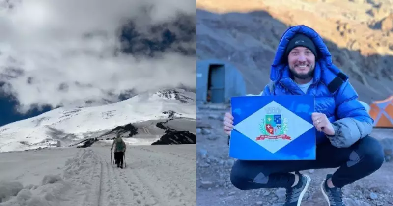 Aventura no Topo da Europa: Catarinense Conquista o Monte Elbrus, a Montanha Mais Alta do Continente