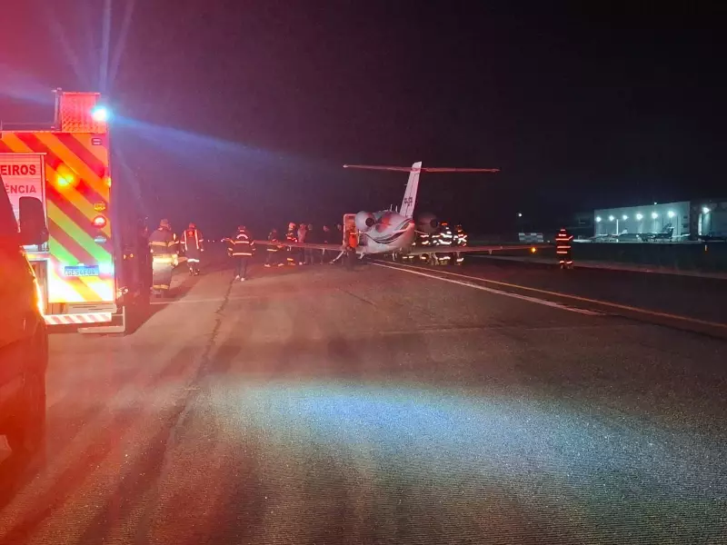 Avião particular faz pouso de emergência no Aeroporto de Jundiaí: saiba o que aconteceu