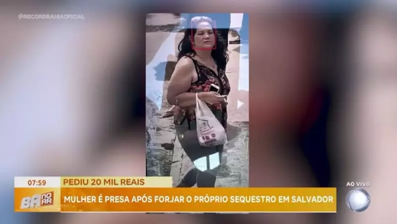 BAHIA: Mulher encena sequestro e tenta extorquir R$ 20 mil da própria família — veja os detalhes!