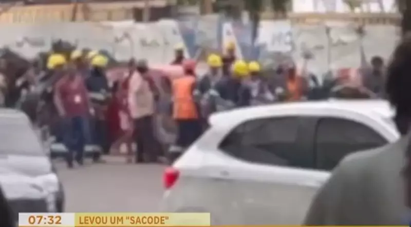 Bandido apanha feio após tentar assalto em frente a shopping — veja o vídeo!