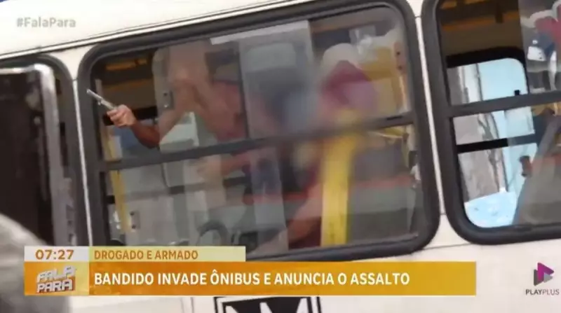 Bandido faz reféns em ônibus e transmite sequestro ao vivo no Pará — Ação chocante viraliza