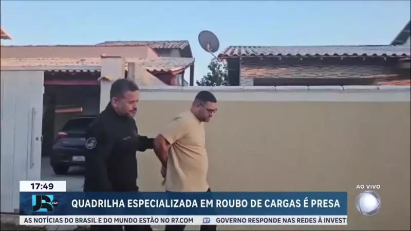 Bandidos especializados em roubo de cargas são detidos no Rio em megaoperação policial
