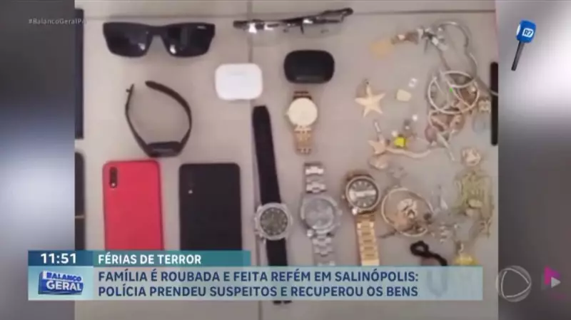 Bandidos invadem casa de veraneio e aterrorizam família durante férias em Salinópolis, PA