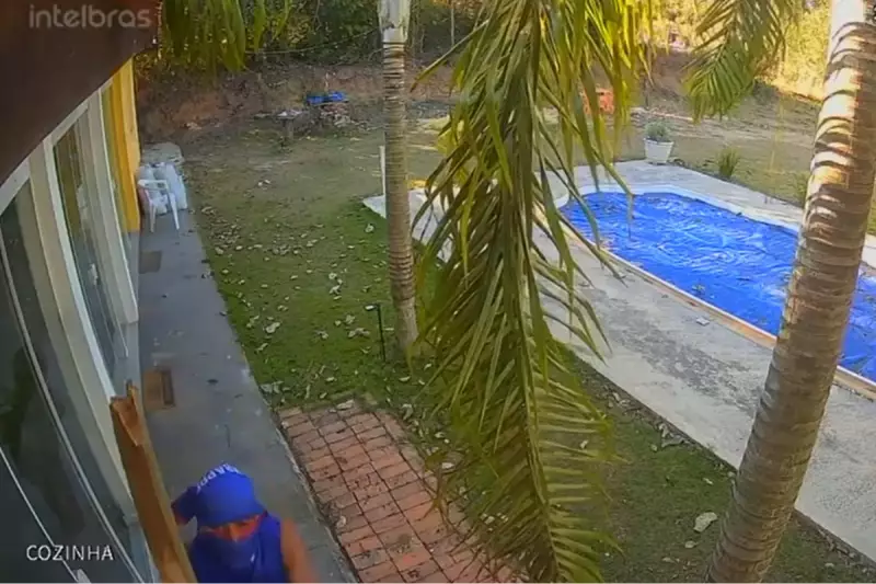 Bandidos sabotam câmeras de segurança durante assalto a sítio no interior de SP — veja o vídeo