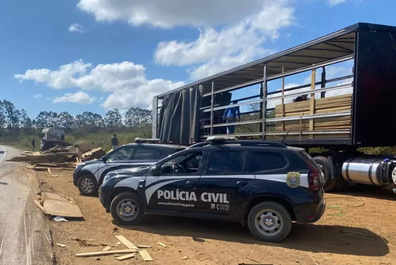 Bandidos são presos em flagrante ao tentar roubar carga valiosa em rodovia de Minas Gerais