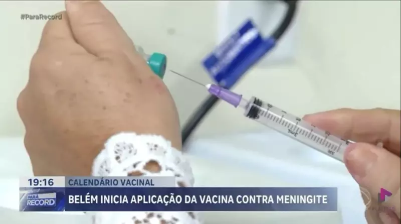 Belém inicia campanha de vacinação contra meningite para crianças e adolescentes