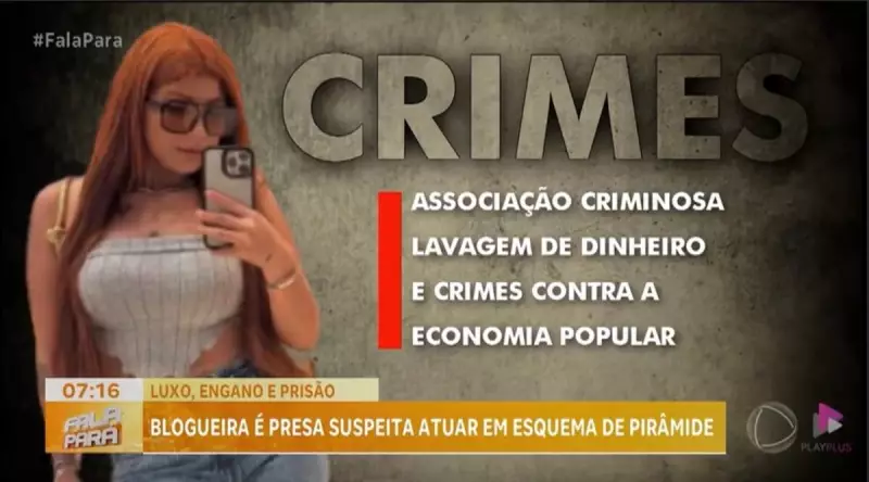Blogueira é presa no Pará por aplicar golpe milionário em esquema de pirâmide financeira