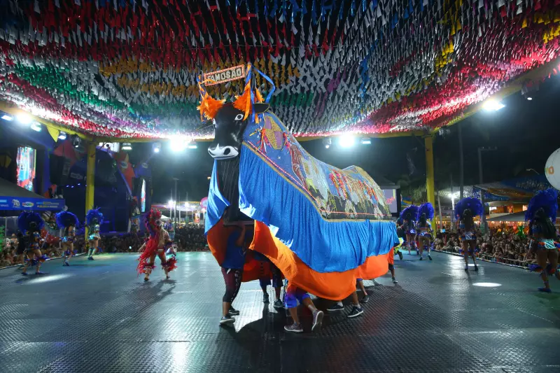 Boi de Maracanã, Boi da Floresta e Boi Famosão animam o fim de semana no Arraial do Ipem em Humberto de Campos