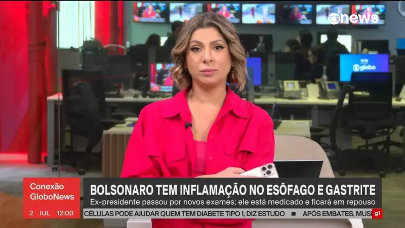 Bolsonaro enfrenta crise de esofagite intensa com inflamação, segundo boletim médico
