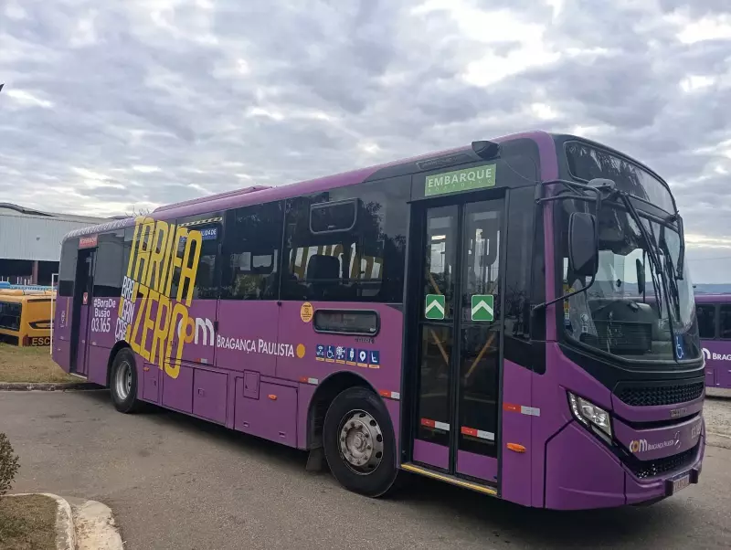 Bragança Paulista inicia fase histórica do Tarifa Zero com ônibus gratuitos a partir de 15 de julho