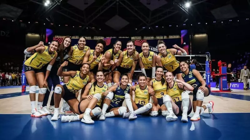 Brasil dá show contra o Japão e agora encara a Itália na final da Liga das Nações de vôlei feminino
