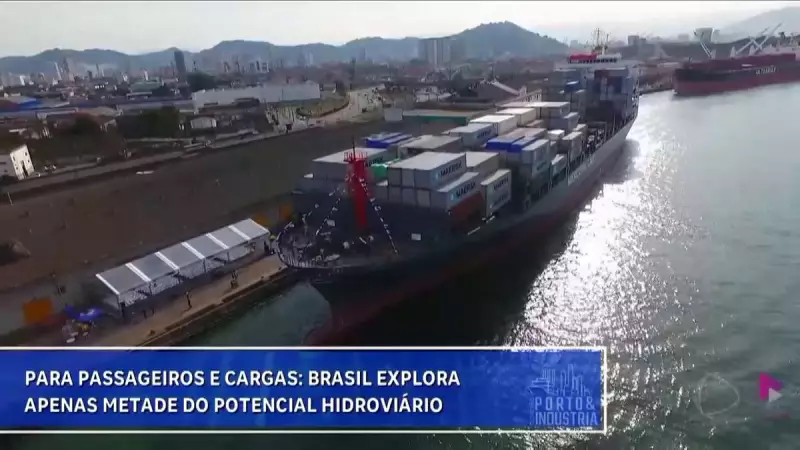 Brasil desperdiça metade do potencial hidroviário para passageiros e cargas