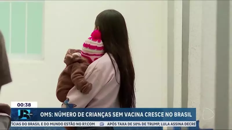 Brasil volta à lista dos países com mais crianças não vacinadas — um retrocesso alarmante