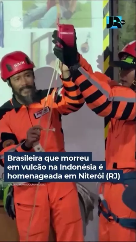 Brasileira que morreu em vulcão na Indonésia recebe homenagem emocionante em Niterói