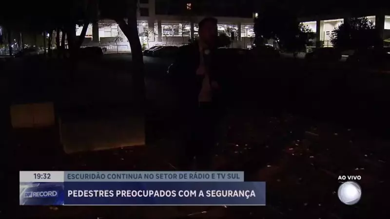 Brasília: Escuridão no Setor de Rádio e TV Sul gera insegurança e transtornos