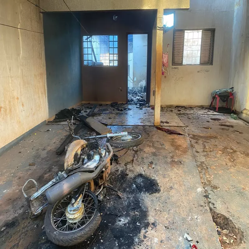 Briga de casal termina em tragédia: casa incendiada e facadas em Campo Grande