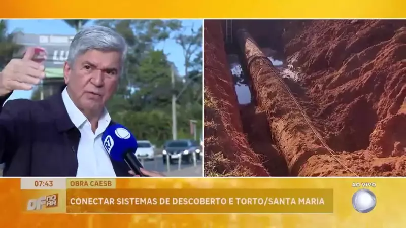 CAESB Conecta Sistemas do Descoberto e Santa Maria: Água com Mais Qualidade no DF