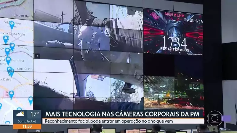Câmeras de policiais em SP ganham superpoderes: agora reconhecem rostos e placas em tempo real